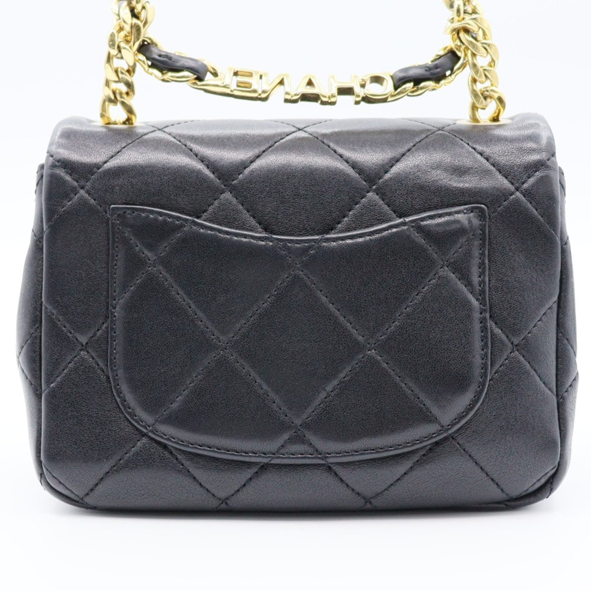 Chanel Top Handle Mini Flap Chain Shoulder AS3748