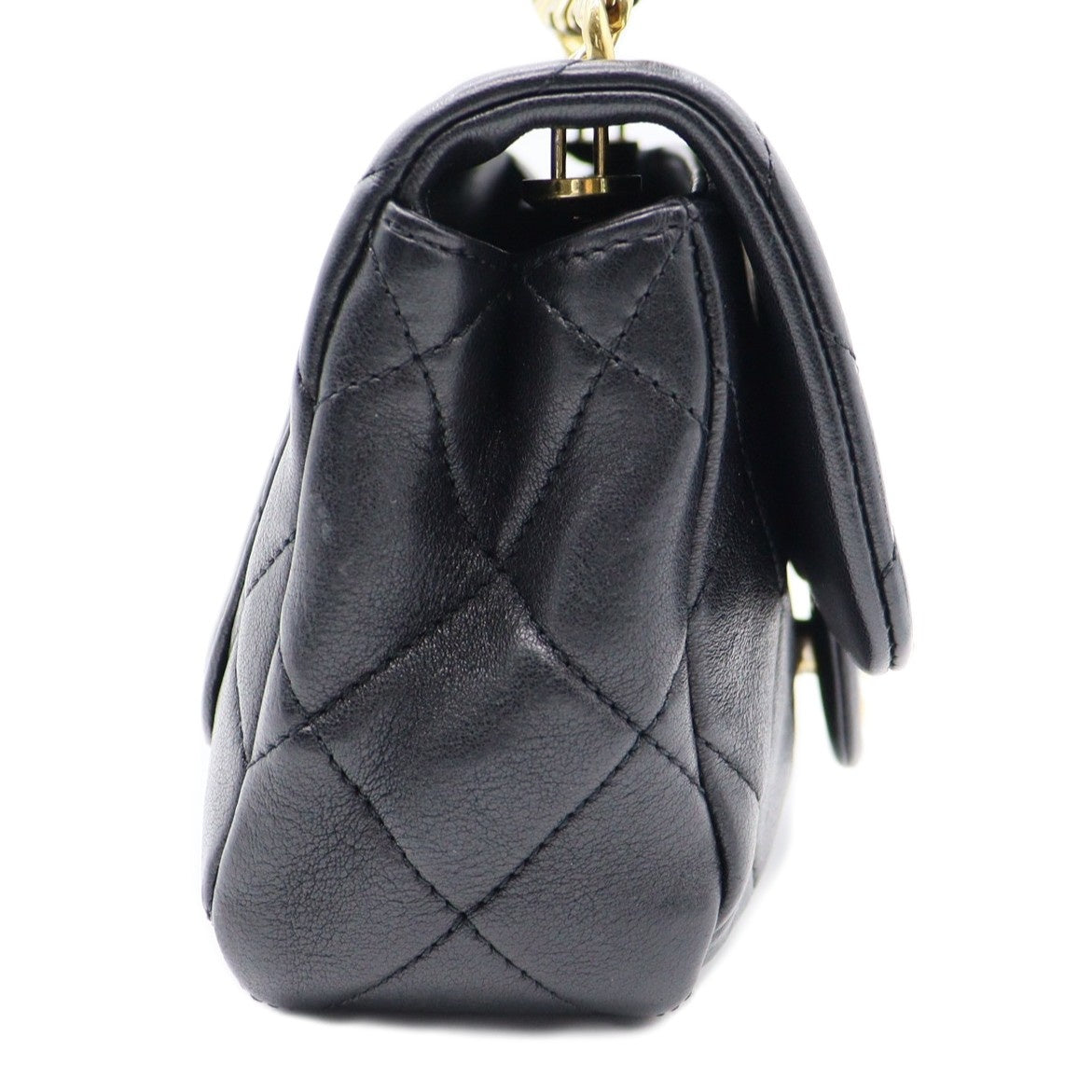 Chanel Top Handle Mini Flap Chain Shoulder AS3748