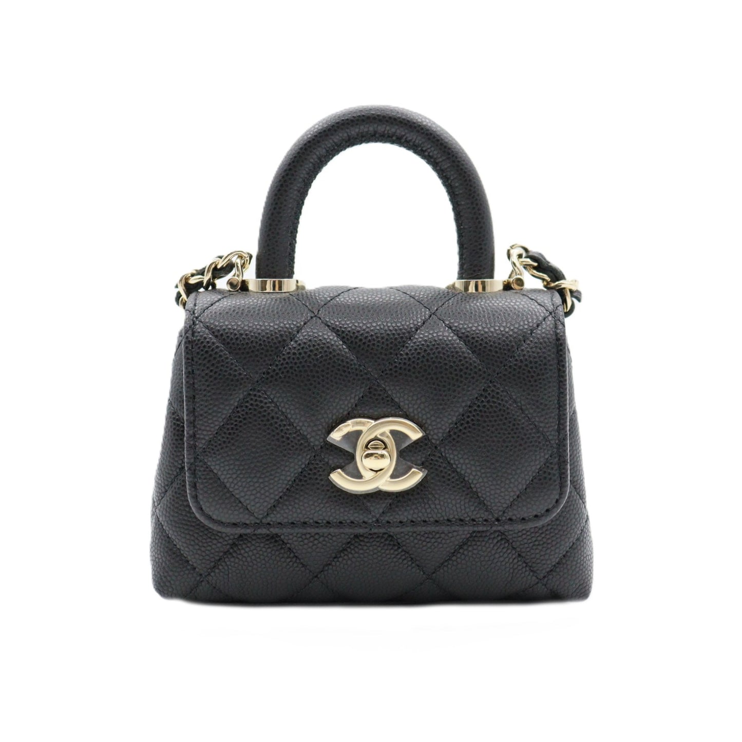 Chanel Nano Coco Handle Chain Shoulder AP4245B
