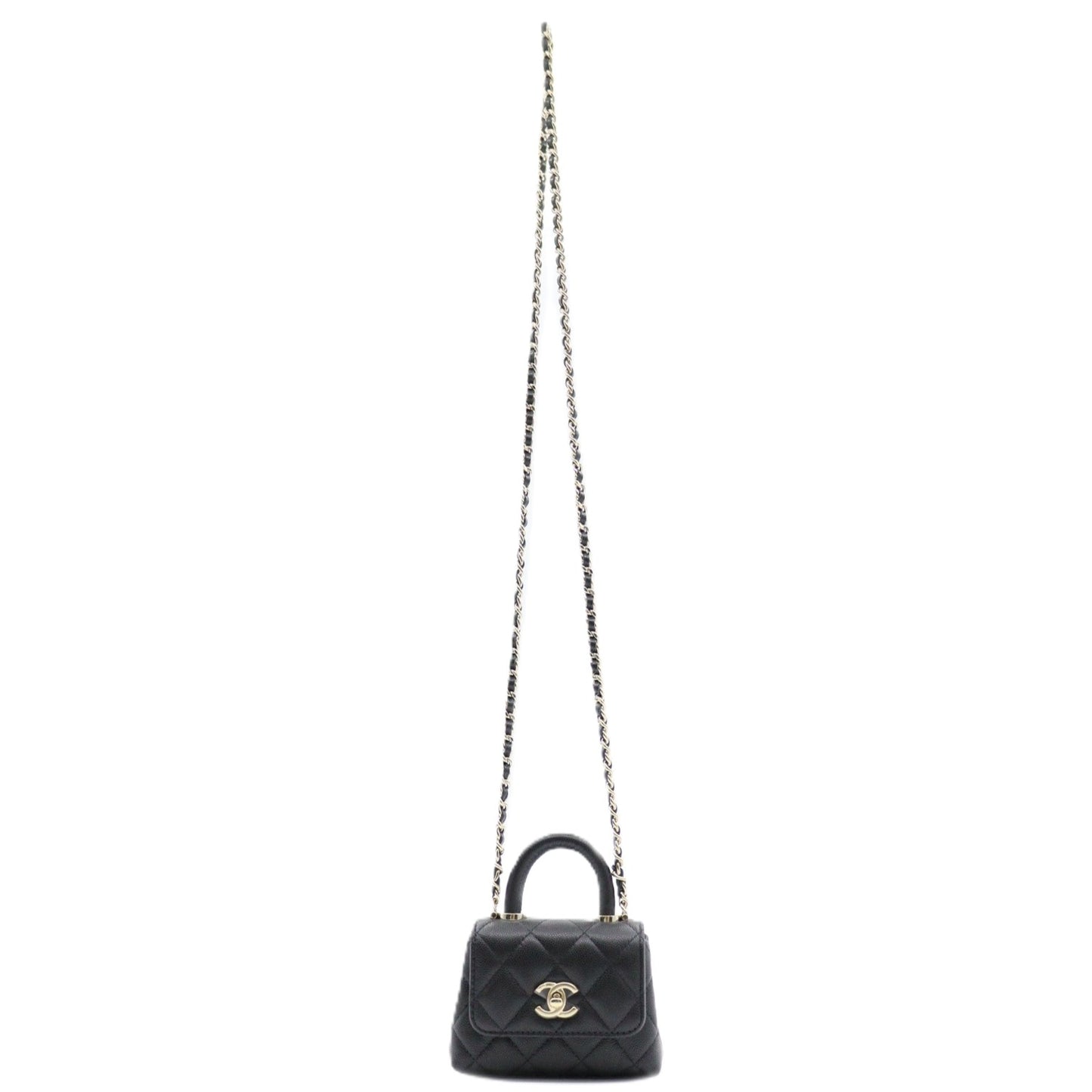 Chanel Nano Coco Handle Chain Shoulder AP4245B