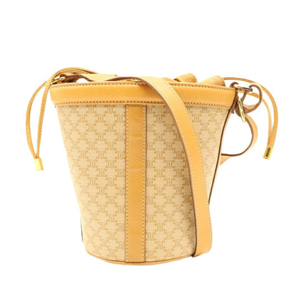 Celine Vintage Macadam Shoulder Bag