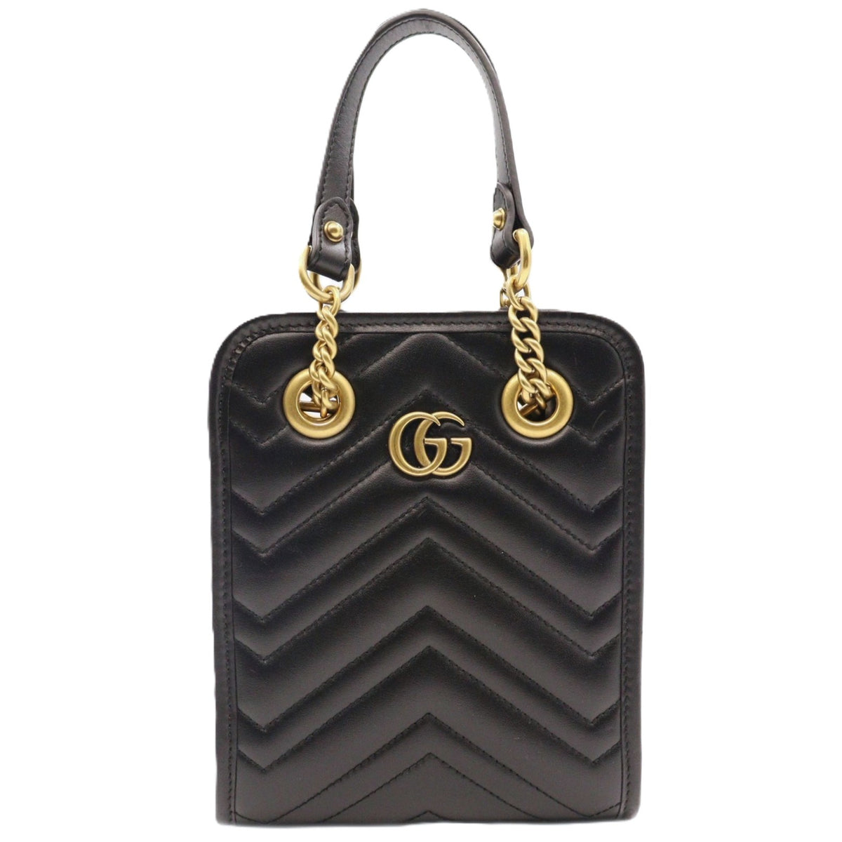 Gucci GG Marmont Mini Chevron 2way Shoulder