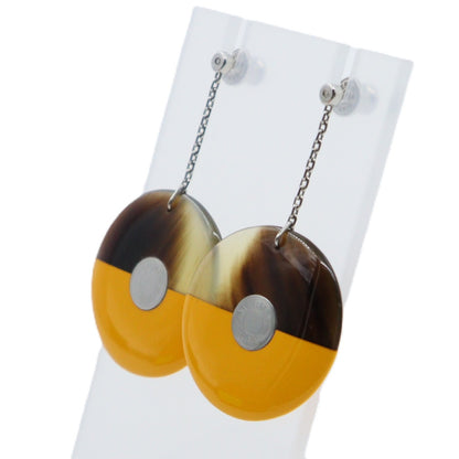 Hermes Buffalo Horn Earrings