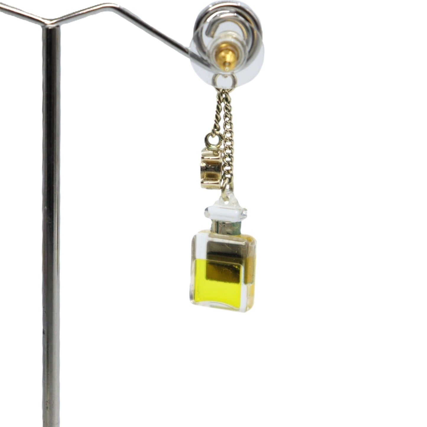 Chanel CH No.5 Motif Earrings