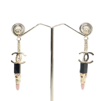 Chanel Lipstick Motif Earrings