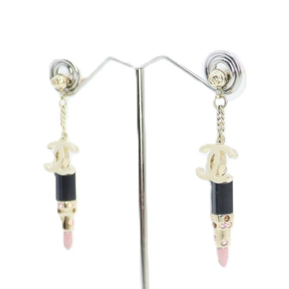 Chanel Lipstick Motif Earrings