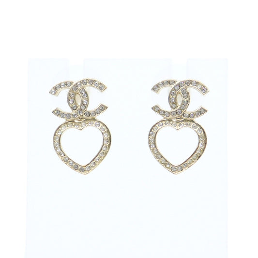 Chanel Heart Motif Earrings ABB665
