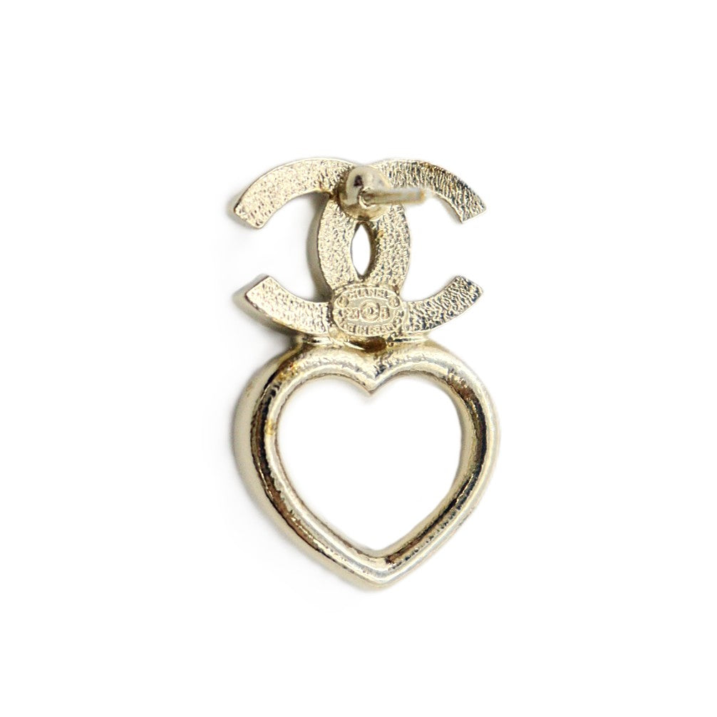 Chanel Heart Motif Earrings ABB665