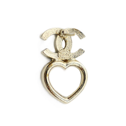 Chanel Heart Motif Earrings ABB665