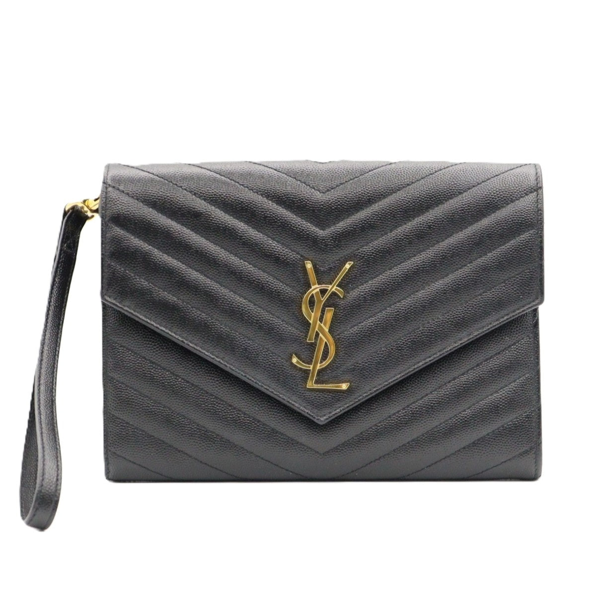 Saint Laurent Cassandra Matelasse Flap Pouch 617662
