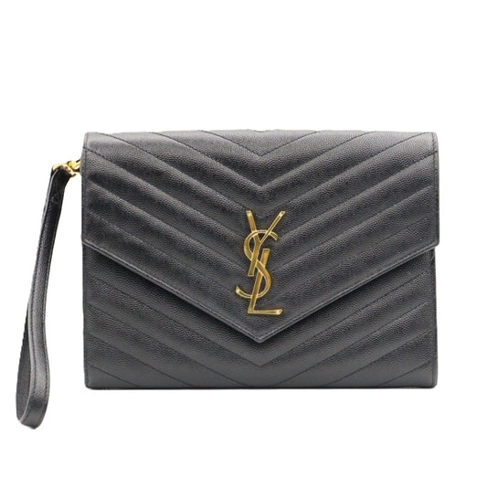 Saint Laurent Cassandra Matelasse Flap Pouch 617662