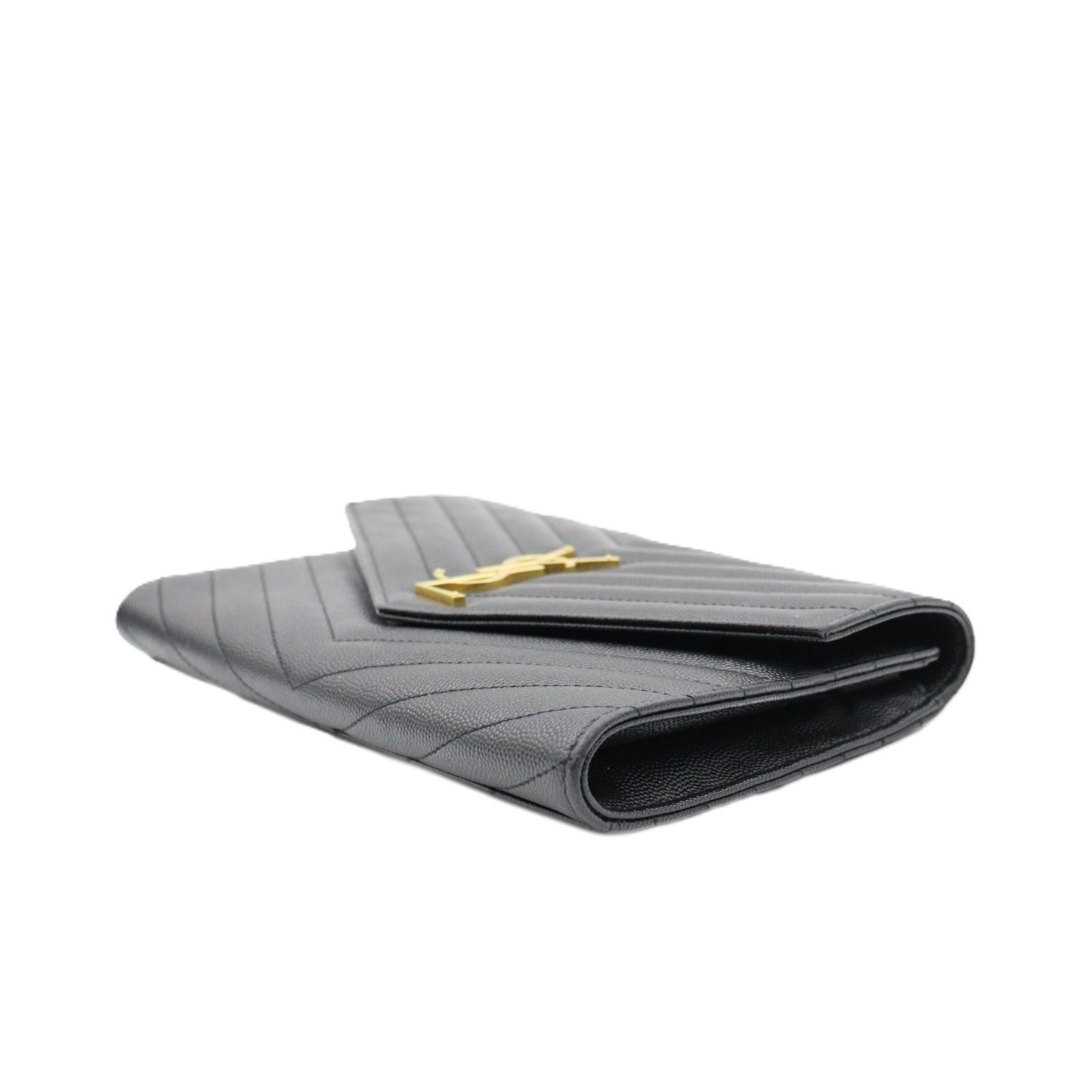 Saint Laurent Cassandra Matelasse Flap Pouch 617662