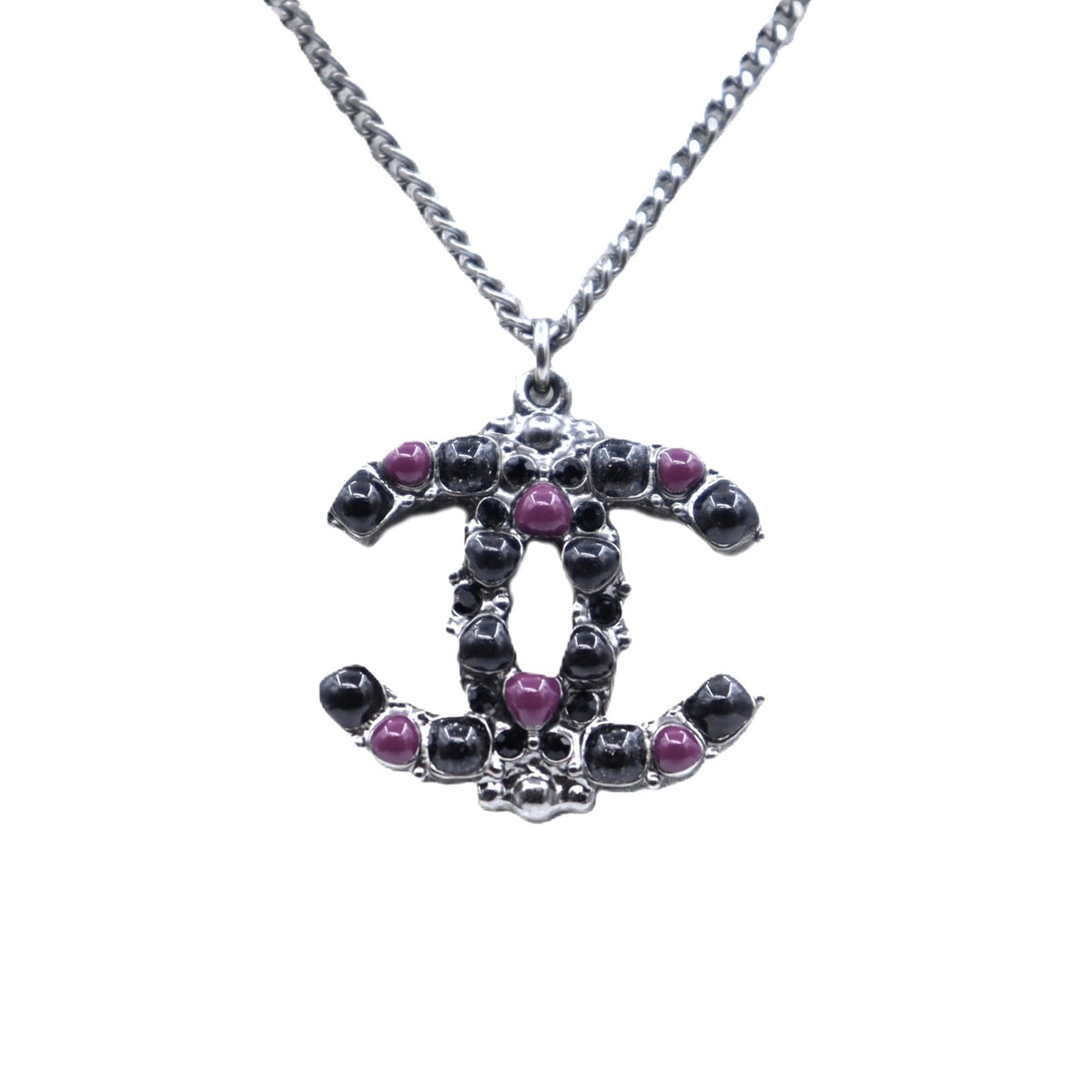 Chanel Coco Mark Stone Necklace