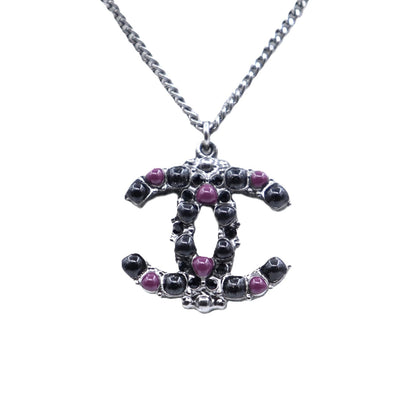 Chanel Coco Mark Stone Necklace