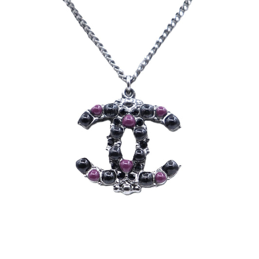 Chanel Coco Mark Stone Necklace