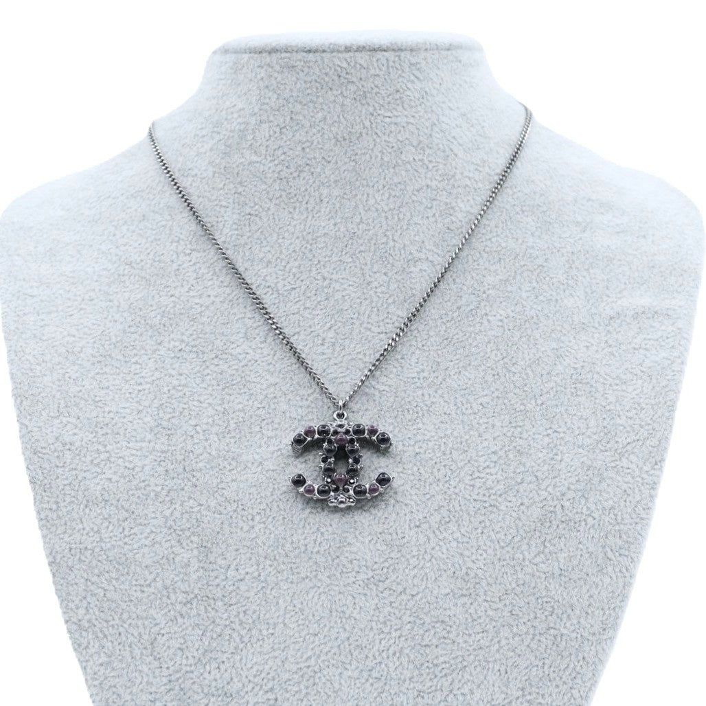 Chanel Coco Mark Stone Necklace