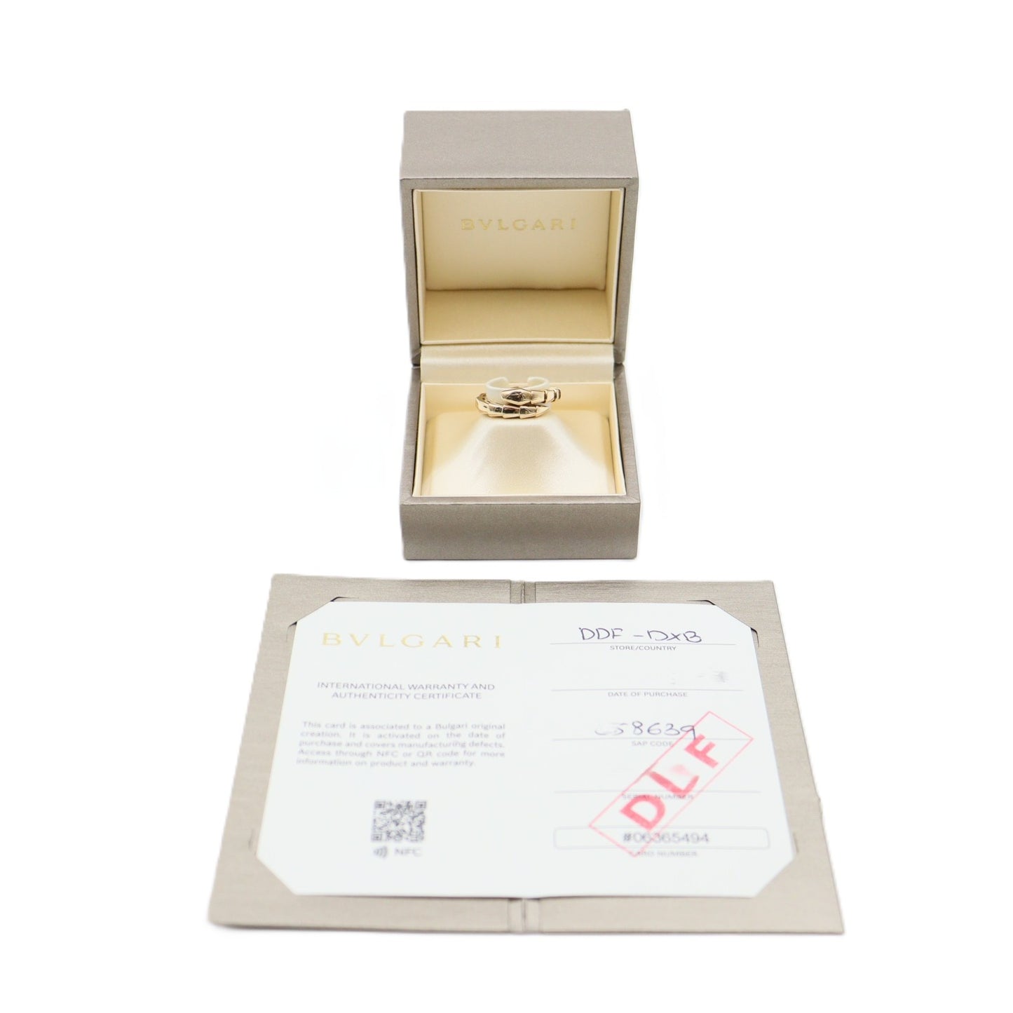 Bvlgari 358639 Serpenti Viper Ring