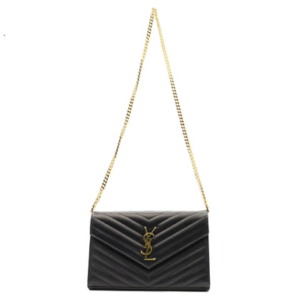 Saint Laurent Cassandra Chain Wallet 377828