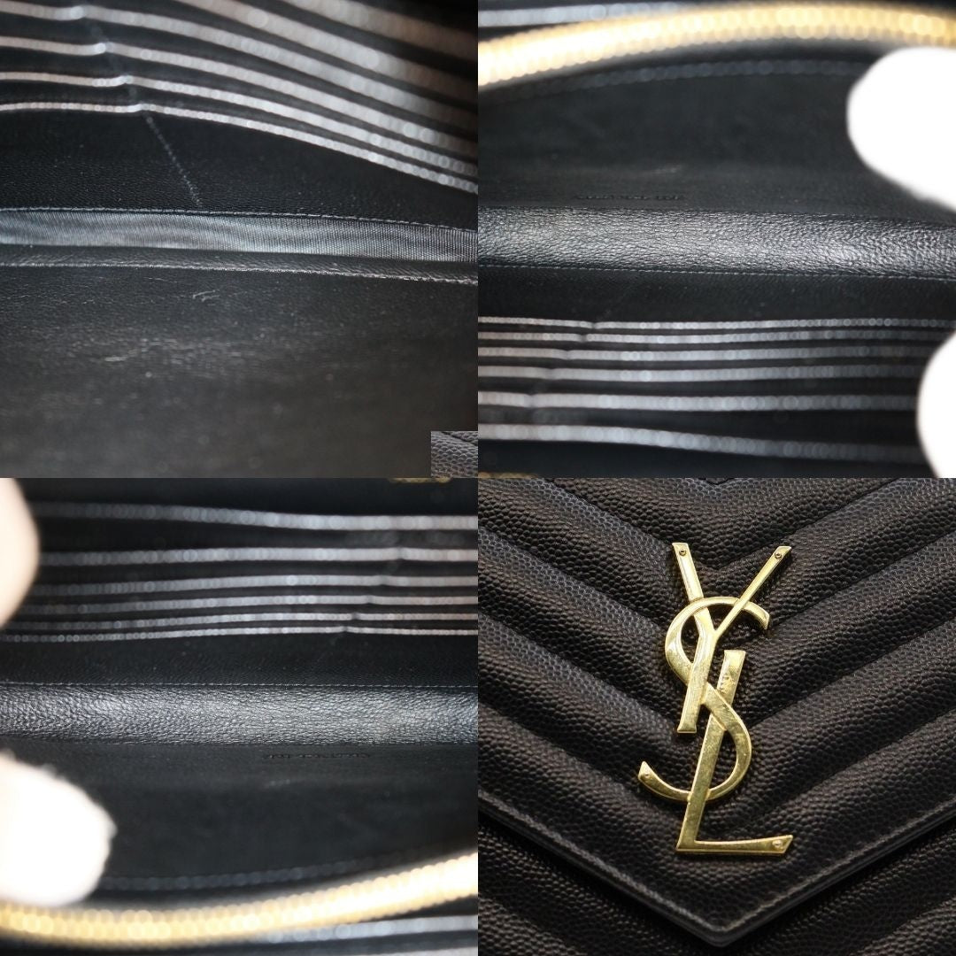 Saint Laurent Cassandra Chain Wallet 377828