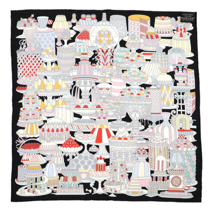 Hermes Carra 45 La Pastisserie Francaise Scarf