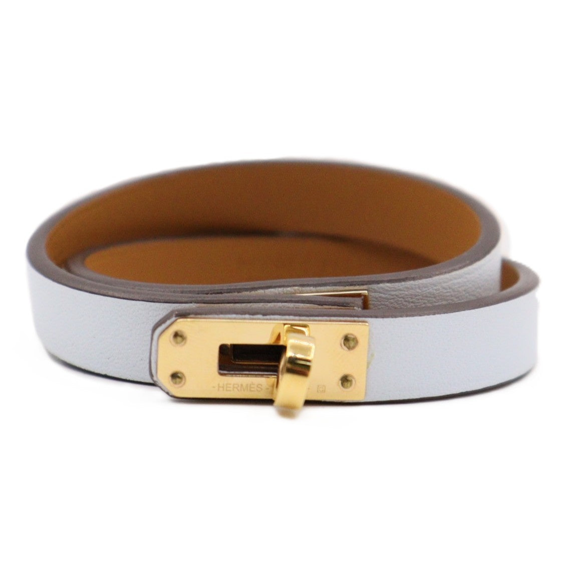 Hermes Mini Kelly Double Tour Bracelet 081182CC