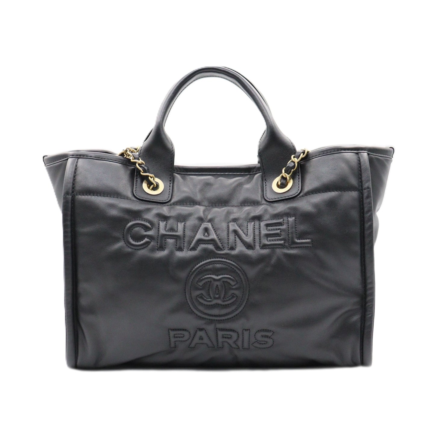 Chanel Deauville Tote Small 2way Shoulder AS3257
