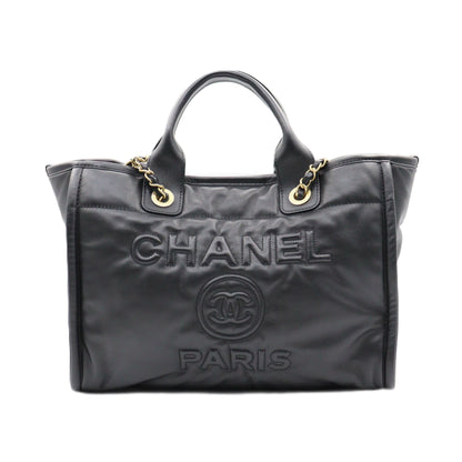 Chanel Deauville Tote Small 2way Shoulder AS3257