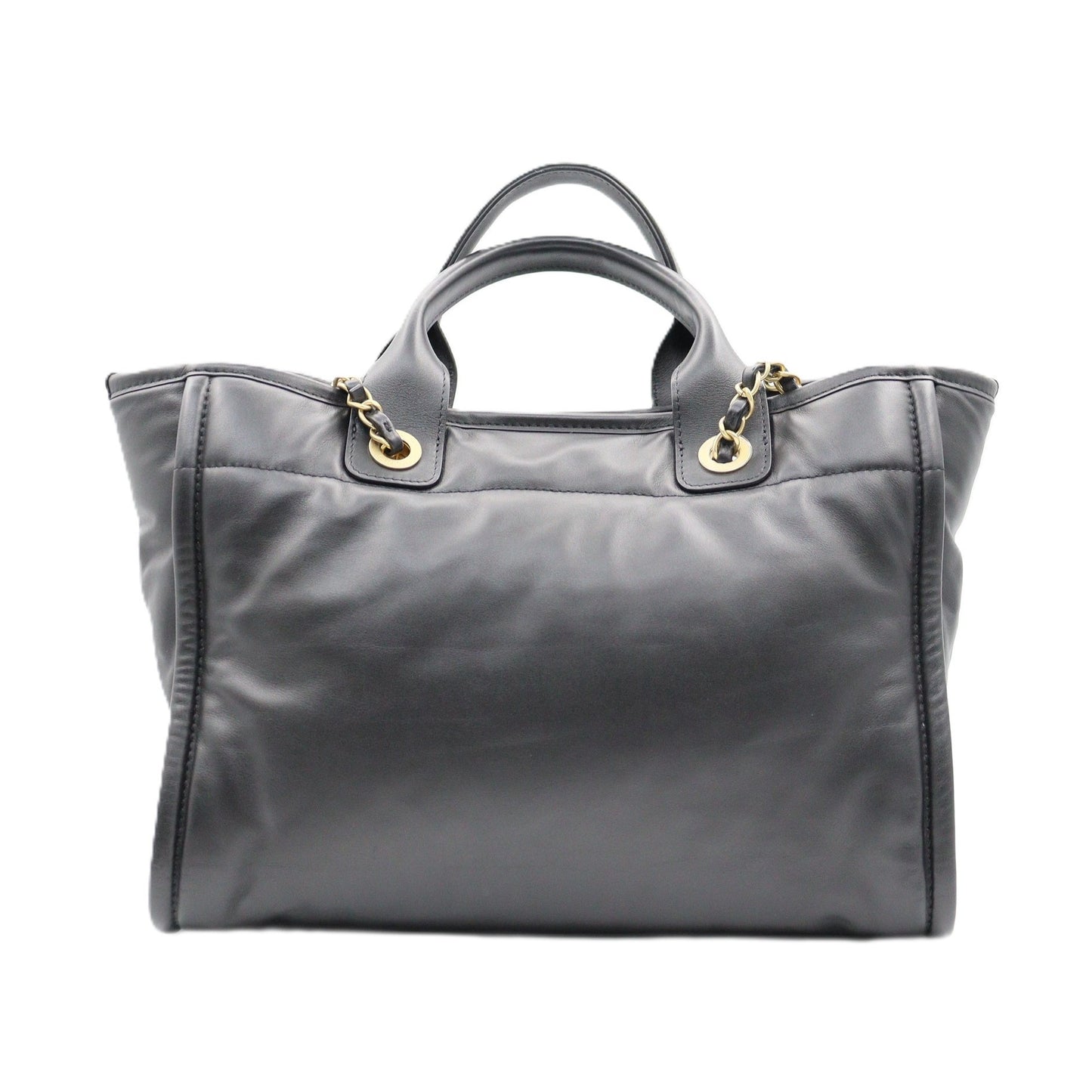 Chanel Deauville Tote Small 2way Shoulder AS3257
