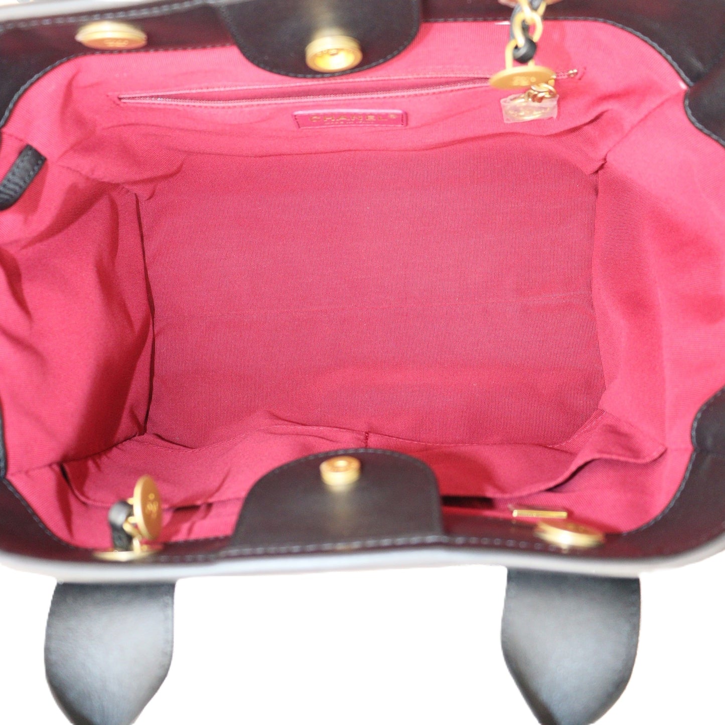 Chanel Deauville Tote Small 2way Shoulder AS3257