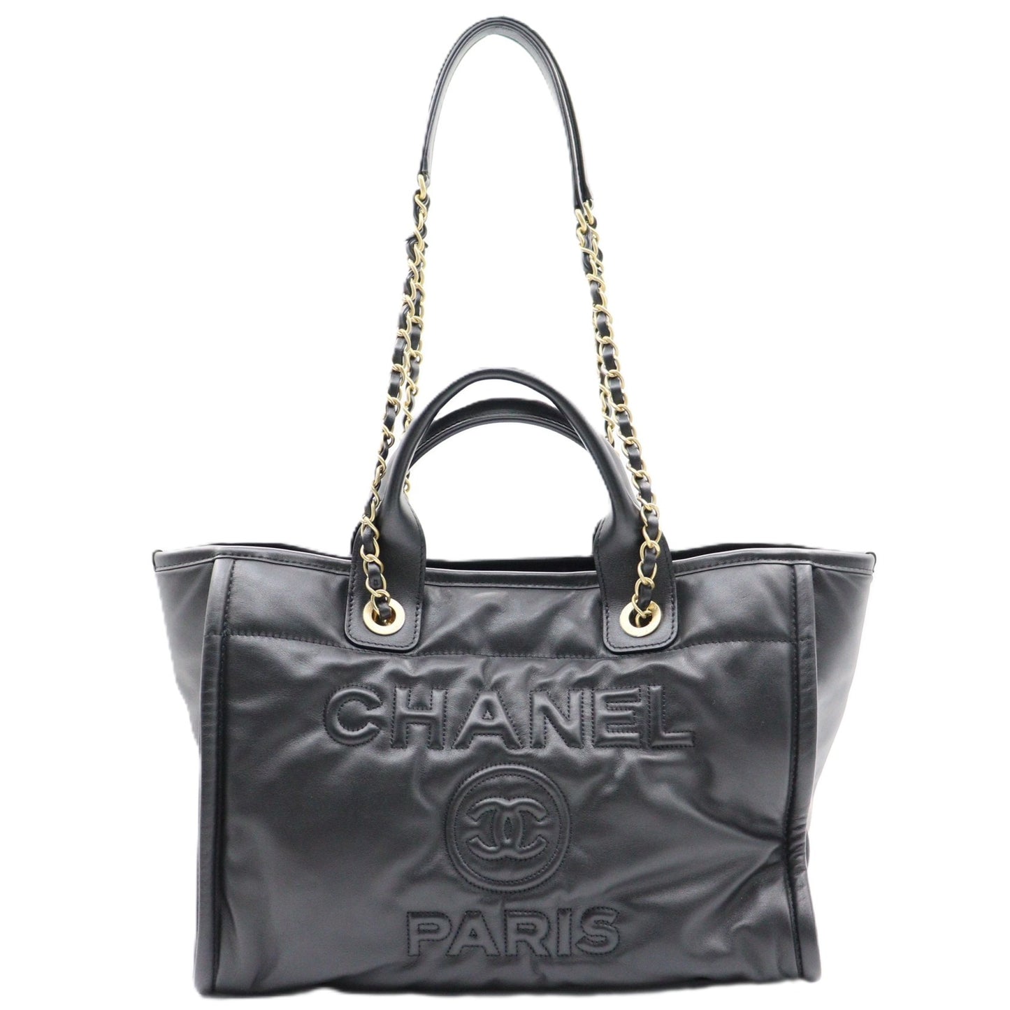 Chanel Deauville Tote Small 2way Shoulder AS3257