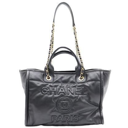 Chanel Deauville Tote Small 2way Shoulder AS3257