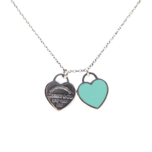 Tiffany & Co Return To Tiffany Double Heart Tag Necklace