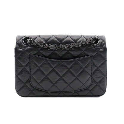 Chanel 2.55 Reissue So Black Mini Chain Shoulder AS0874