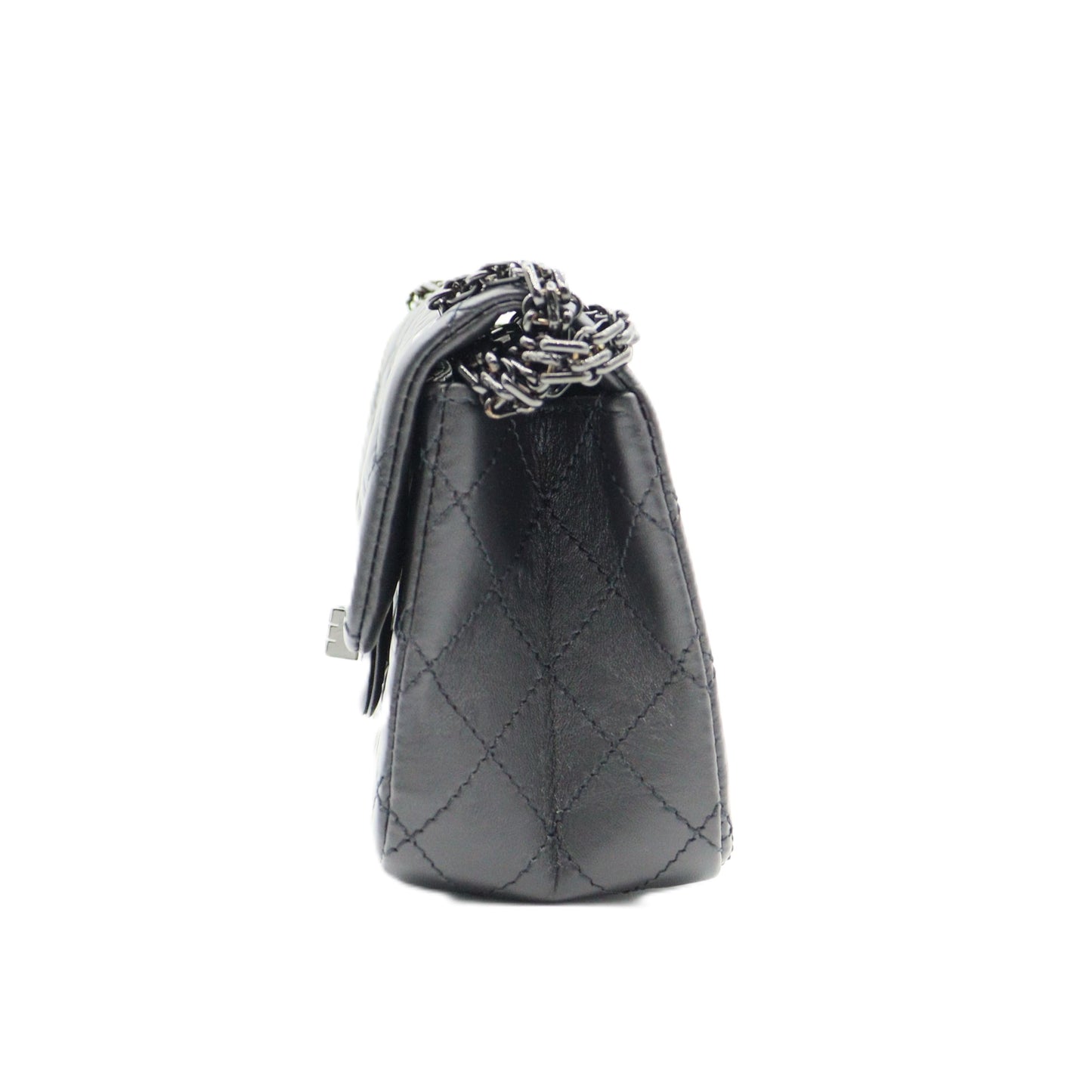 Chanel 2.55 Reissue So Black Mini Chain Shoulder AS0874
