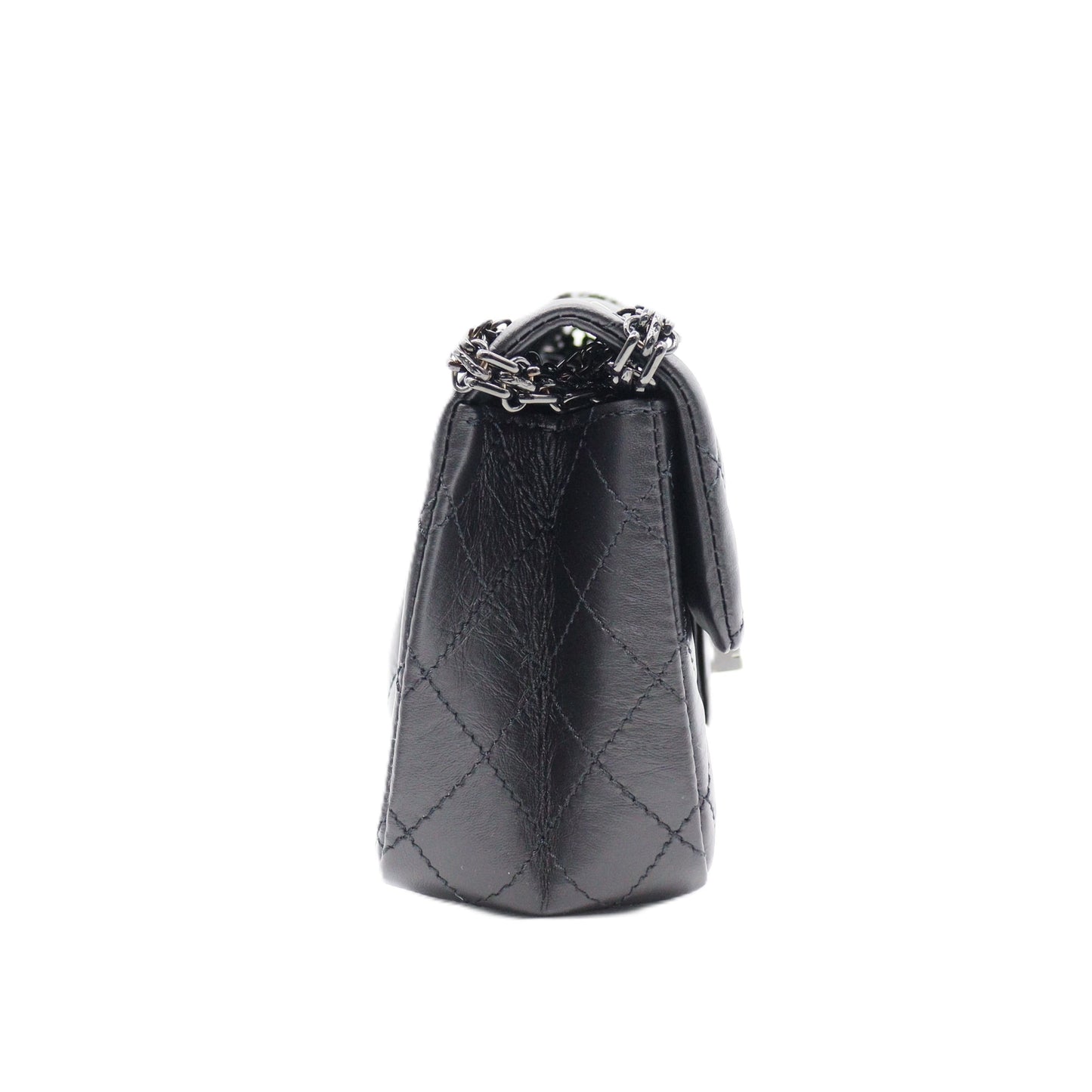 Chanel 2.55 Reissue So Black Mini Chain Shoulder AS0874