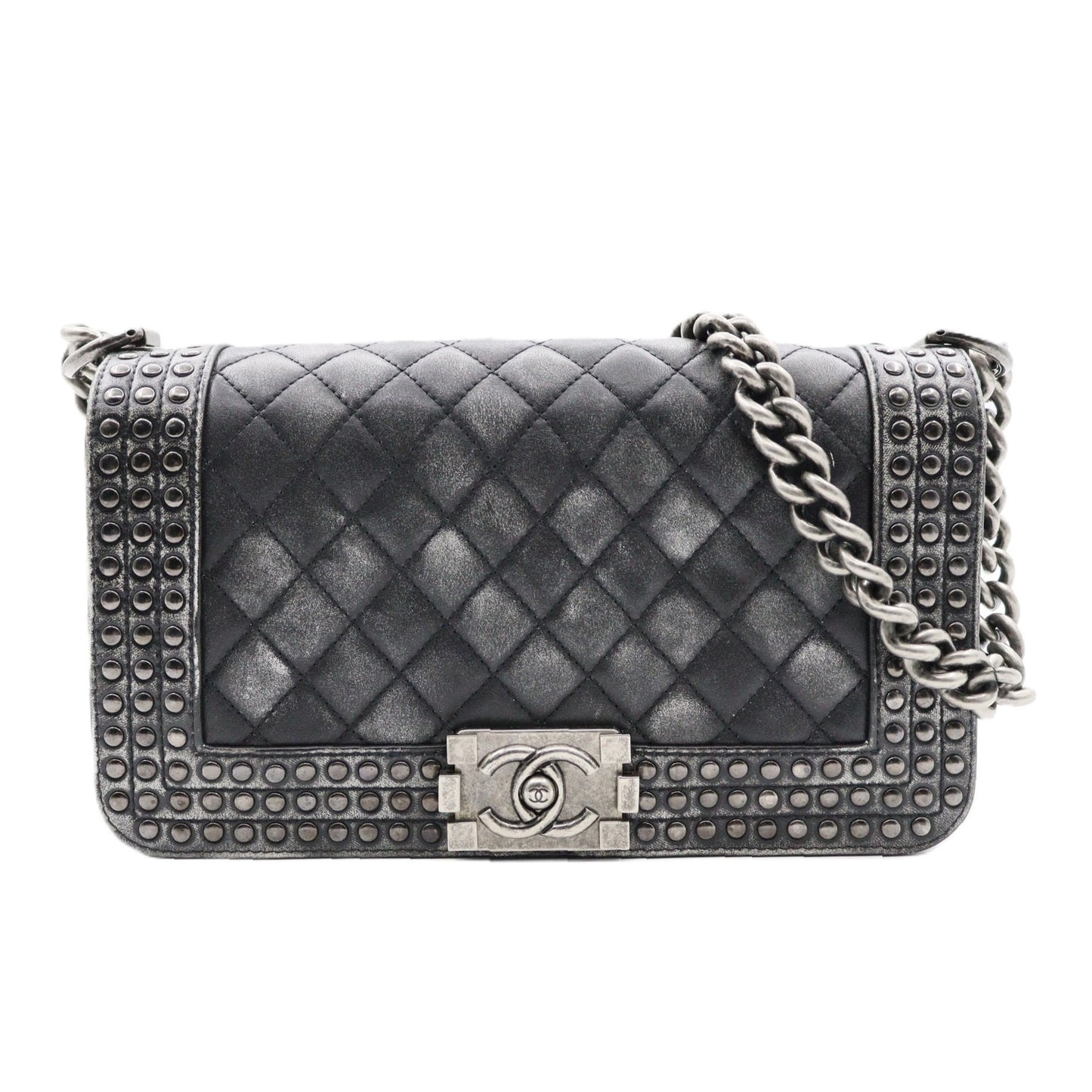 Chanel Boy Chanel Medium Chain Shoulder A67086