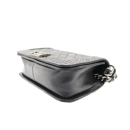 Chanel Boy Chanel Medium Chain Shoulder A67086