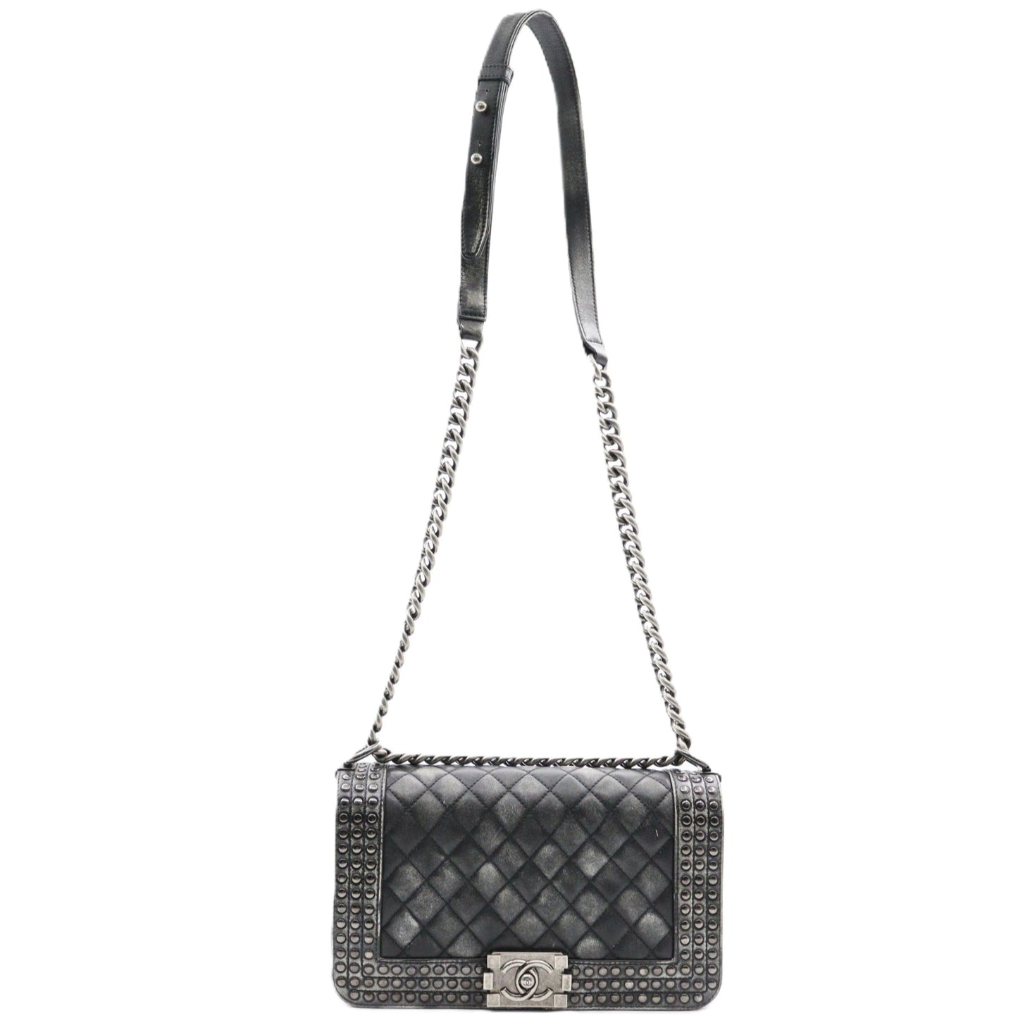 Chanel Boy Chanel Medium Chain Shoulder A67086