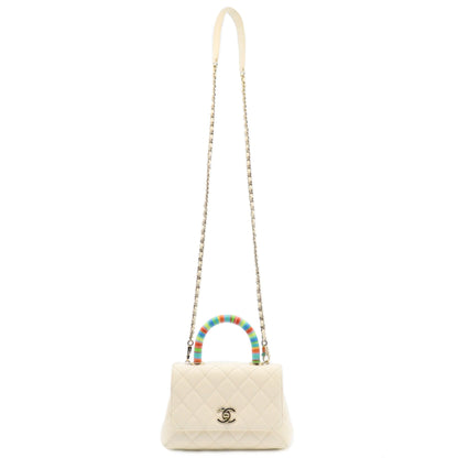 Chanel Mini Coco Handle 2way Shoulder AS2215