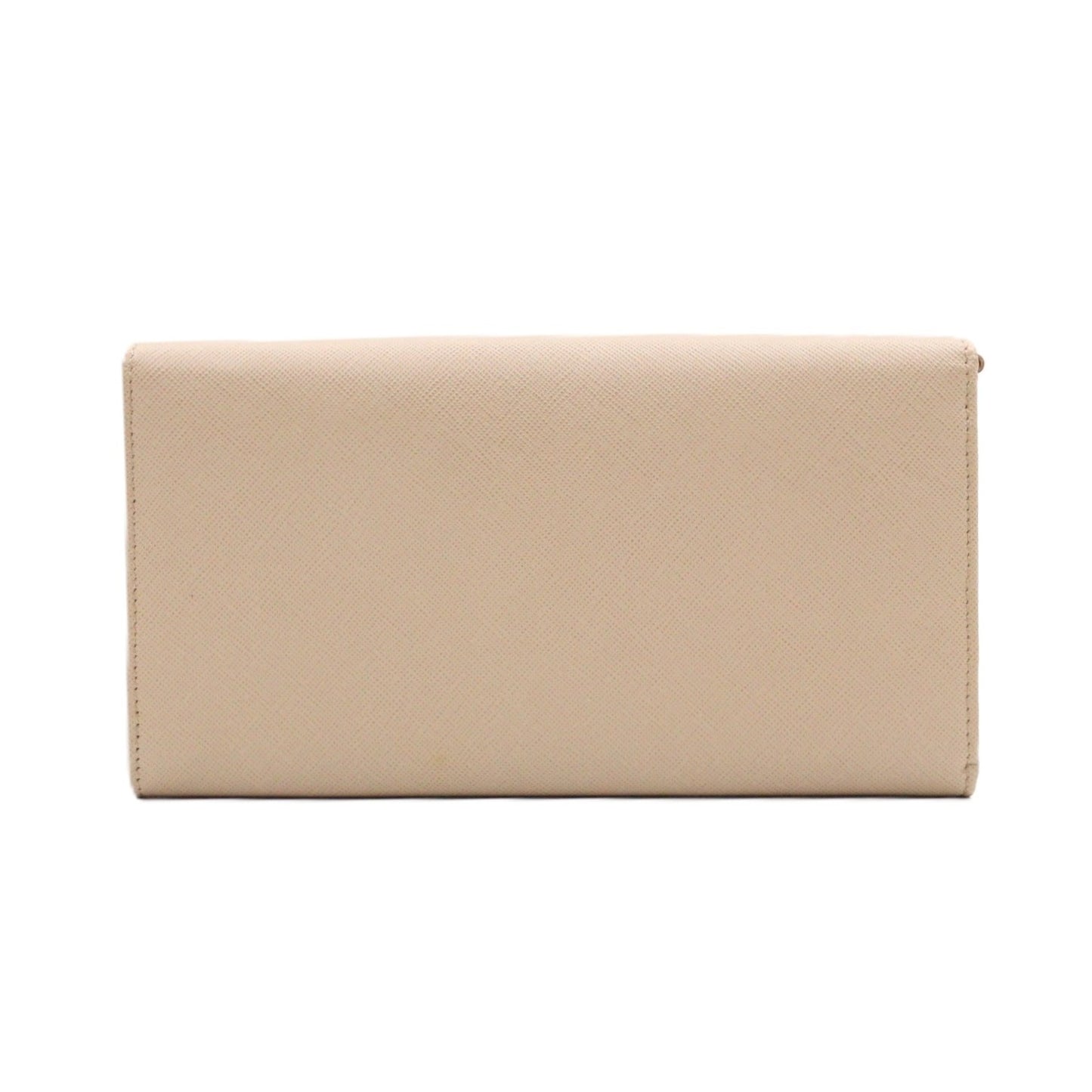 Prada Saffiano Metal Leather Chain Wallet 1M1440