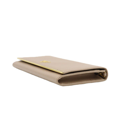 Prada Saffiano Metal Leather Chain Wallet 1M1440