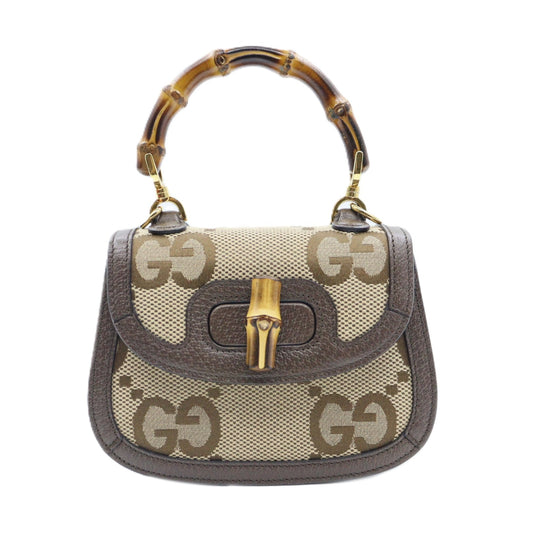 Gucci Bamboo 1947 Mini Top Handle 2way Shoulder 636864