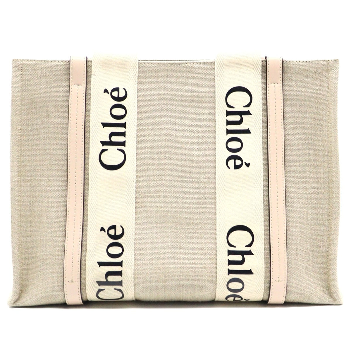 Chloe Woody Canvas Medium Totebag