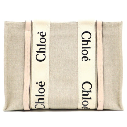 Chloe Woody Canvas Medium Totebag