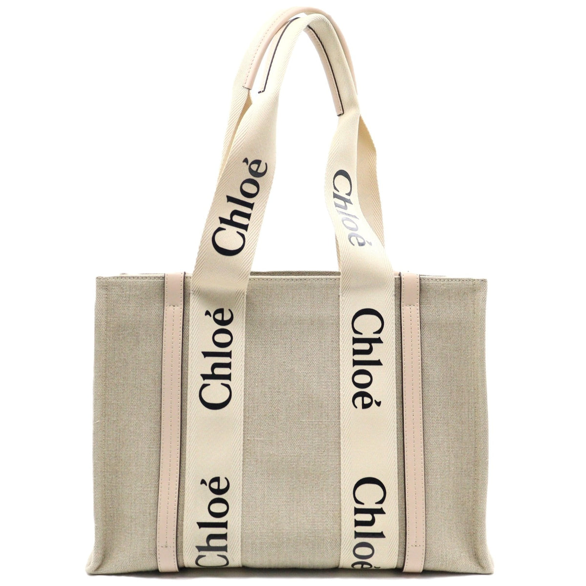 Chloe Woody Canvas Medium Totebag