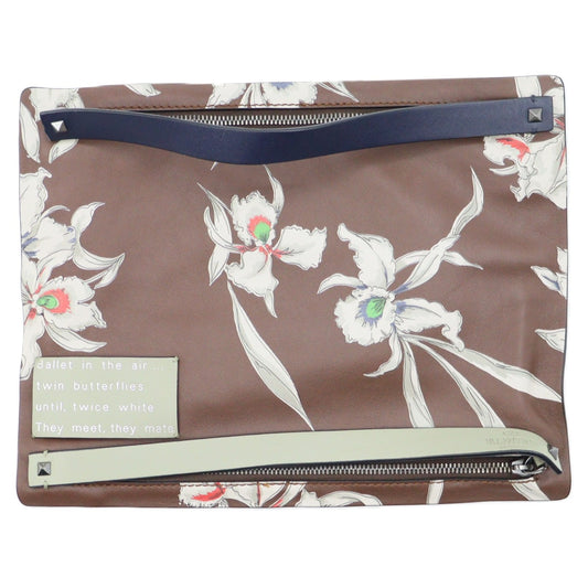 Valentino Flower Motif Clutch Bag