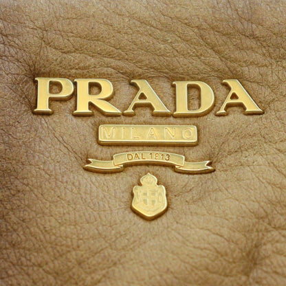 Prada BL0391 2way Shoulder Bianco Cervo Patch Bauletto