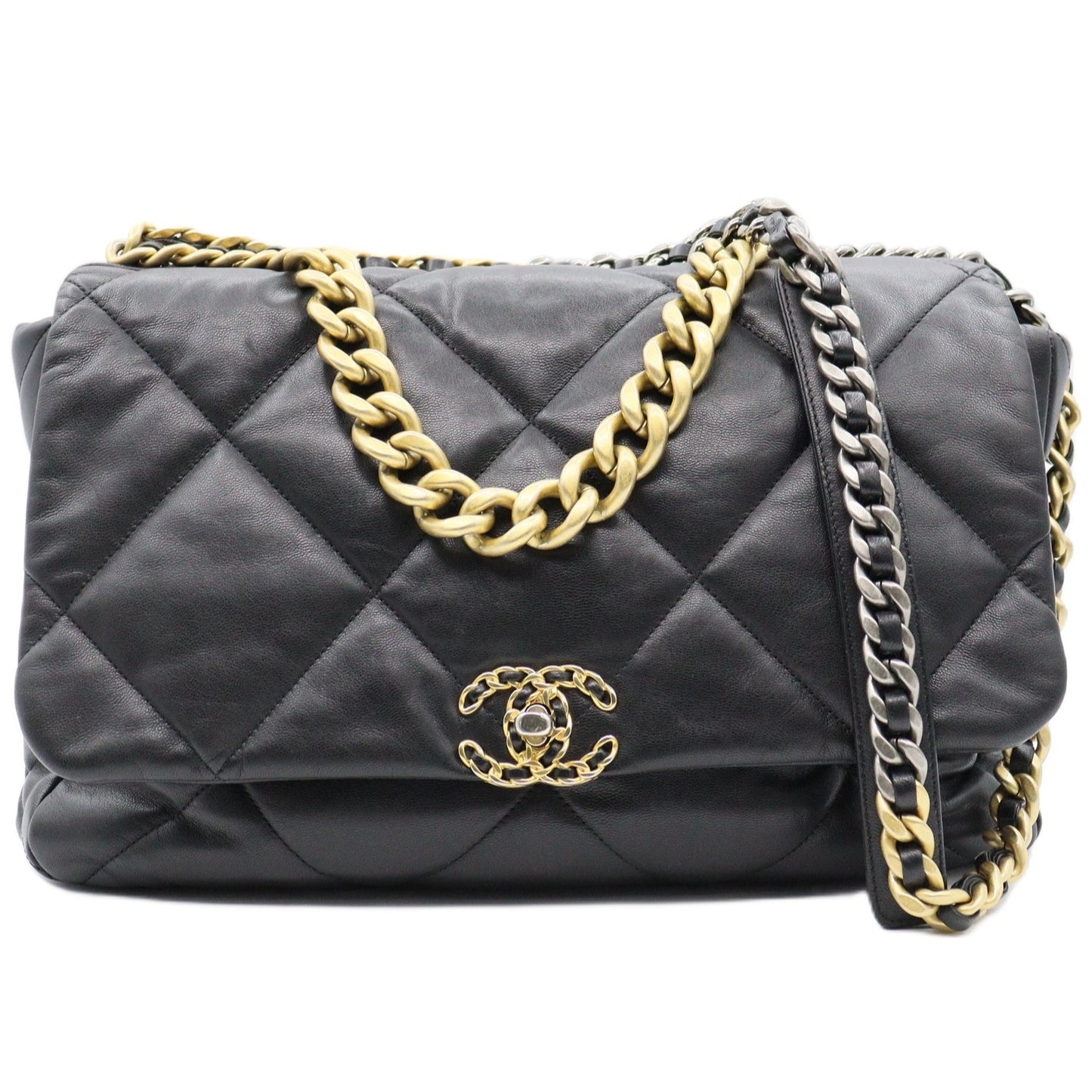 Chanel 19 Maxi Chain Shoulder AS1162