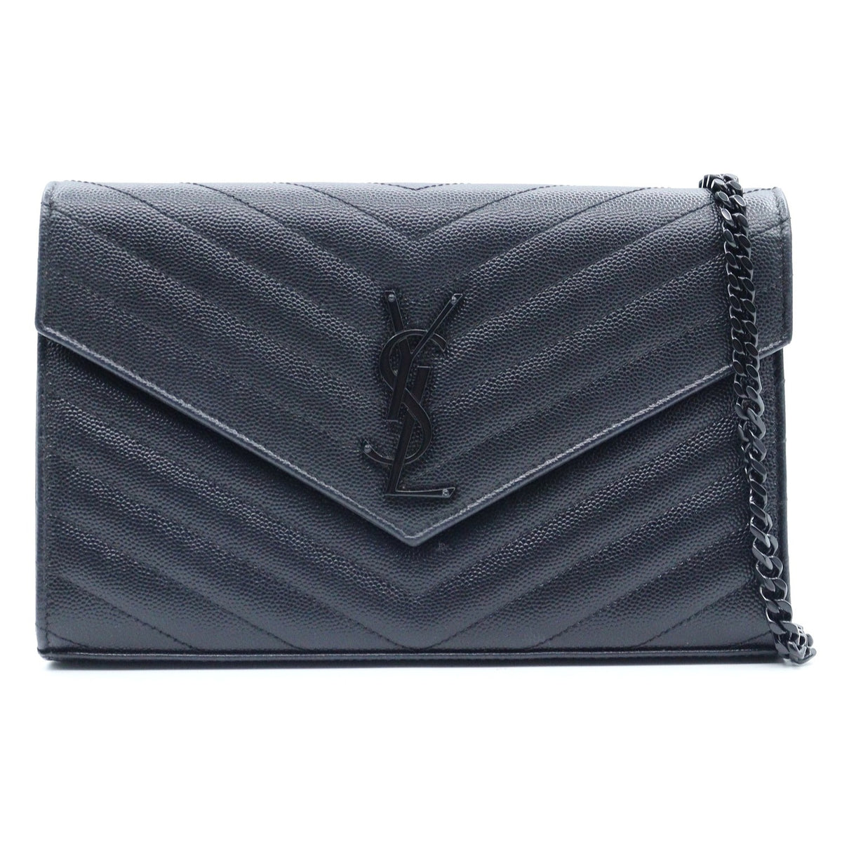 Saint Laurent Cassandre Chain Wallet 377828