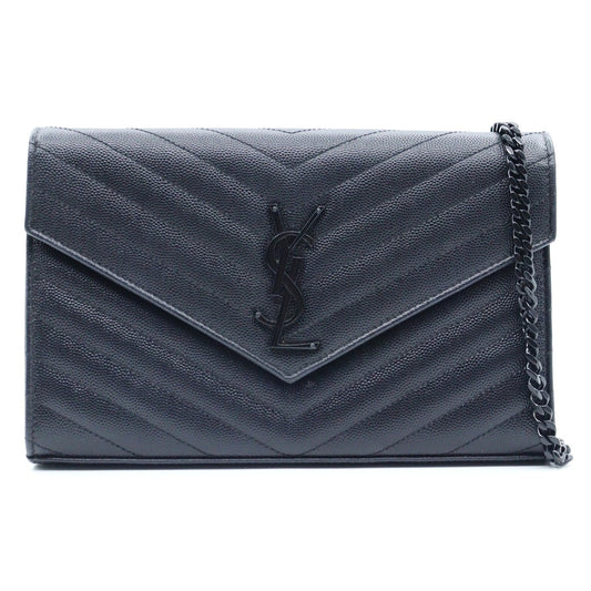 Saint Laurent Cassandre Chain Wallet 377828